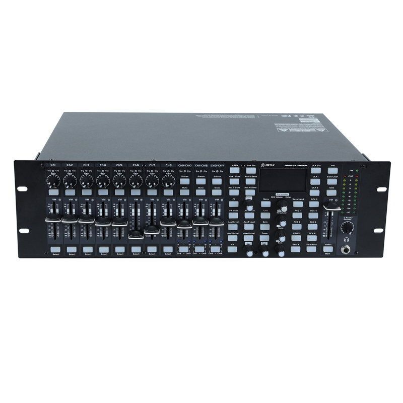 14-channel rack digital mixing console DM14.2