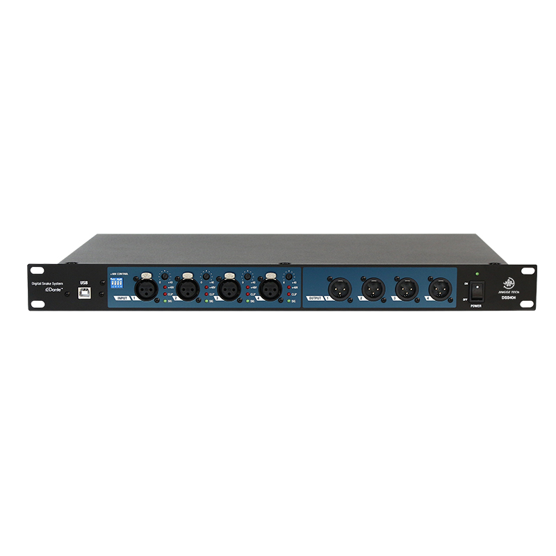 DSS404 | 4-in 4-out Dante stage box