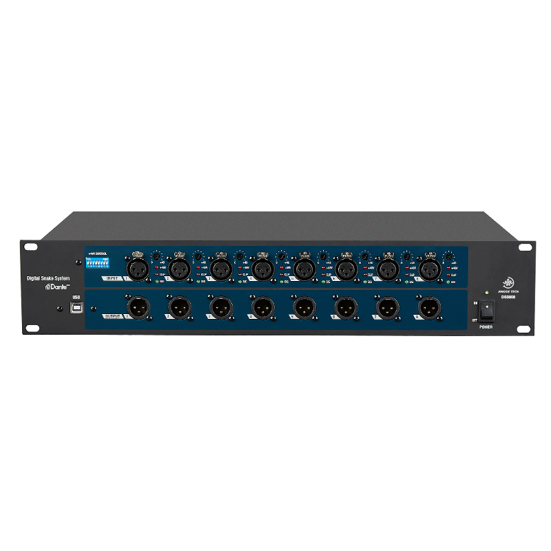DSS808 | 8-in 8-out Dante stage box
